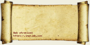 Jefimija Ranković vizit kartica